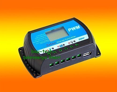 20A Laderegler Photovoltaik 12V / 24V für Solarmodul Solar Montage von bau-tech Solarenergie