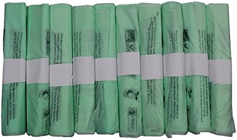 260x Small Kitchen Caddy Liners (10 rolls of 26 bags) - Compostable Bags for Kitchen Caddies (EN13432)