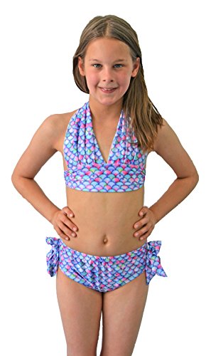 Meerjungfrauen Flosse mit Überzug und Bikini zum Schwimmen - 2