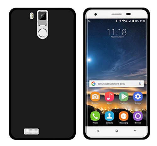 FUNDA de GEL TPU para OUKITEL K6000   K6000 PRO COLOR NEGRA