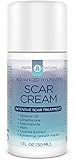 InstaNatural Scar Cream - For Old & New Scars - For Face & Body - Mark Remover with Almond Oil & More Natural Moisturizers - Advanced Dark Acne Facial Spot Eraser - Daily Use Morning & Night - 1 oz (30 ml)