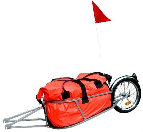 Fahrradanhänger Anhänger Fahrrad Lastenanhänger Fahrradlastenanhänger mit 90 Liter Tasche - 5