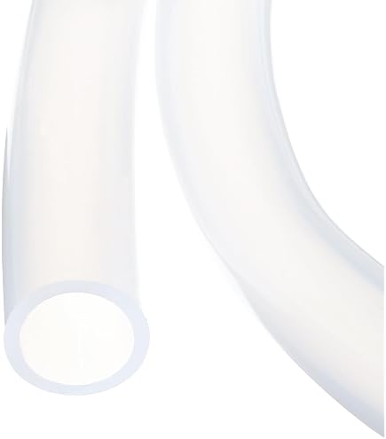 Rebower Silikonschlauch Lebensmittelecht – 3 Mm ID X 4 Mm OD, 1 M, Flexibel, Für Pumpen, Siphons & Bewässerung