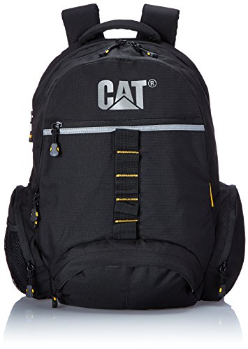 Cat Raupe Marke 43,2 cm Marmor Laptop Rucksack – Schwarz