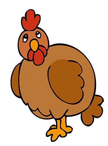 XXL-Konfetti * BAUERNHOF * mit 24 großen Konfetti-Teilen für eine Mottoparty oder Kindergeburtstag // von DEKOSPASS // Party Kinder Konfetti Deko Geburtstag Großkonfetti Farm Tiere - 6