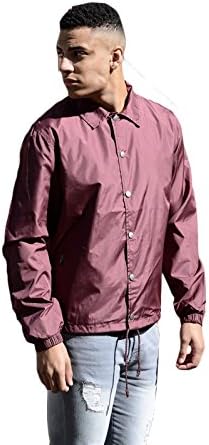 Loyalty &amp; Faith Mens Lightweight Collared Smart Jacket Button Up Stylish Fashion Top Coat
