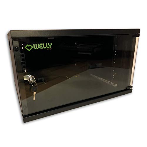 Welly Enjoy WY40000 Armadio Rack 19", 6 Unità, Profondità 450 mm, Nero