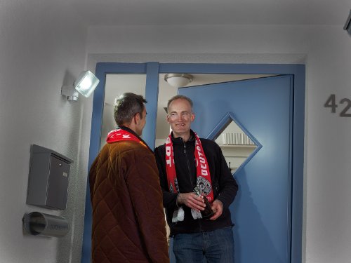 Brennenstuhl Power LED-Strahler / LED-Leuchte mit Aluminium-Gehäuse für außen und innen mit Bewegungsmelder (IP44 geschützt, stoßfest und drehbar) - 6