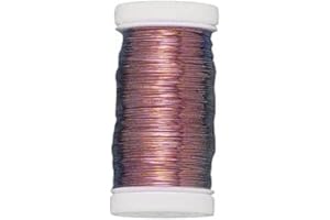 Rayher Fil de fer, fil de cuivre p. bricolage, 0,25 mm ø, Bobine 195 m, 2400200