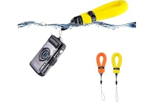 PROFEZZION 2 Pack Waterproof Camera Float Strap for Kodak PIXPRO WPZ2 Fuji Fujifilm XP140 XP130 XP120 XP90 XP80 GoPro Hero 13 12 11 10 9 8 Olympus TG-7 TG-6 TG-5 TG-4 TG-870 Nikon W300 W150 W100 AW120 & More