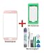Produktbild iTG® PREMIUM Displayglas Reparatur-Set für Samsung Galaxy A3 (2017) Pink (Peach Cloud) - Oleophobic Front Display Glas für Modell SM-A320F + Vorgeschnittene 3M Klebefolie und 9-Stück Werkzeug-Set