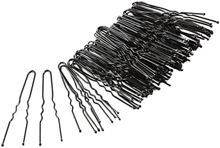 Glamour Style 000250 Hair Bun Grips, Pack of 70, Black