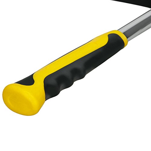 ECD Germany Maurerhammer 600 g Rheinischer Stahlrohrstiel verchromt - 3