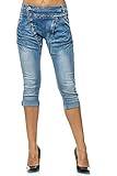 capri jeans only Verschluss: Hoher Bund, Knopfleiste und Reißverschluss