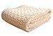 Produktbild RELAXFAIR Babydecke Kuscheldecke Wohndecke Strickdecke Erstlingsdecke / Bio Baumwolle kba GOTS / für Wiege Kinderwagen Bett Spielen / Sommer Winter / weich angenehm (100 cm x 90 cm, natur)
