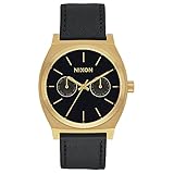 Nixon Unisex Analog Quarz Uhr mit Leder Armband A9271604