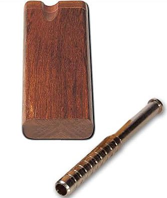 Tabak Pfeife One Hit Onehitter Länge: 105mm