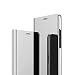 Produktbild Huawei Mate 20 Pro H¨¹lle,Flip Cover Lntelligentes und Klares Fenster Mit +GEHrtetes Glas Schutzfolie,Ultrad¨¹nn Spiegel Telefongehuse Standdesign Passend f¨¹r Huawei Mate 20 Pro Fall£¨Silber£©