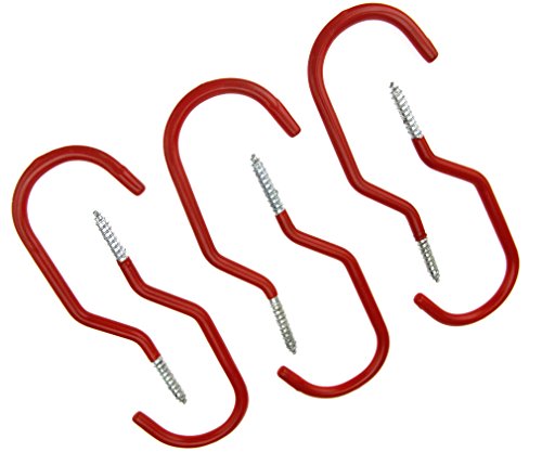 New 6 x Practical Storage Screw Hooks Bike Bicycle Wall Ceiling Garage Shed