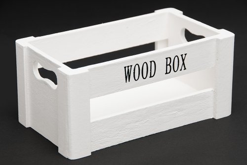 Aufbewahrungsbox „Vintage“ Holzkisten 5er Set weiss Holzboxen Holzkiste Dekokiste Deko Weinkiste Box Kiste Kisten Boxen Aufbewahrung Regal - 4