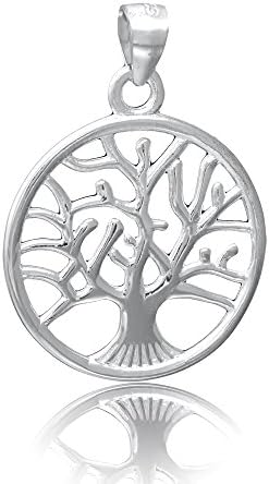 Pendant 925 Sterling Silver Pendant – Tree of Life – ANDANTE Tree – 22x32 mm