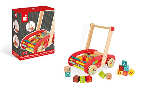 Imagen 9 de Janod - Andador ABC Buggy, Tatoo de 30 cubos (J05379)