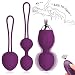 Produktbild Lust Liebeskugeln Vibration 3er Set, Beckenbodentrainer für Frauen, Bullet Vibrator mit Fernbedienung für G Punkt und Klitoris Stimulation,10 Vibrationsprogramme,Wasserdicht & Wiederaufladbar …