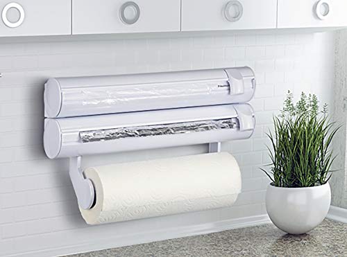 Preisvergleich Produktbild GYD Küchenrollenhalter für Alufolie, Frischhaltefolie und Küchenrolle