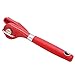 Produktbild sunkuka Sicherheit Dosenöffner Heavy Duty Edelstahl Seite Cut Manuelle Dosenöffner mit glatten Rand ohne scharfe Schnitte rot