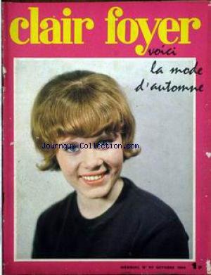 CLAIR FOYER [No 117] du 01/10/1964 - LA MODE D'AUTOMNE. LES JEUX OLYMPIQUES DE TOKYO L'UNESCO francais