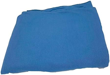 H.A.A.S® Ladies Top Quality Jersey Hijab Women Stretchy Big Plain Large Scarf Maxi Lycra Shawl Wrap (Blue)