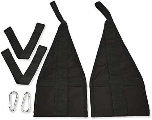 Abdominal Slings Workout Core Trainers Hanging Pull Up Strap (Black)