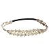 Vovotrade® Baby Girls Flowers Rhinestone Headband Hairbands Hair Accessories (Gold)