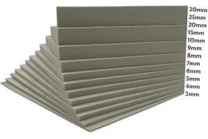 Colle21 Mousse de décoration, plaque pour diorama, plaque idéal pour decor modélisme 3 mm/3cm - 30x21 cm TechnoFoam21 by (0,7 cm)