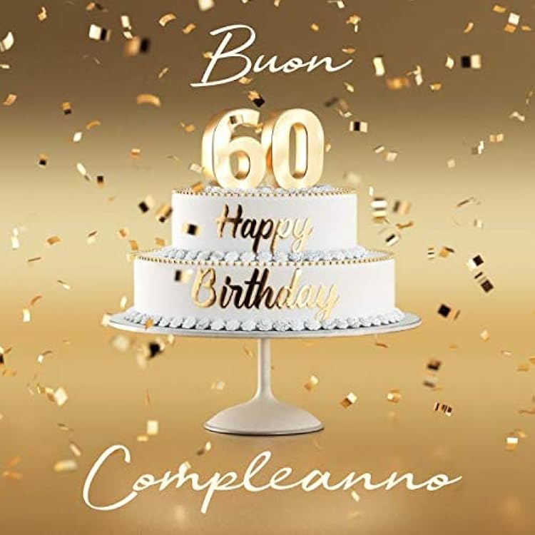 Candele Numeriche Blu Per 60° Compleanno – Set 2 Pezzi (6 E 0) Glitterate, Lunghezza 11,5 Cm, Per Torta E Cupcake