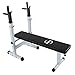 Produktbild FoxHunter Heavy Duty Schulter Brust Presse Sit Up Hantelbank für Standard-Olympische Curl Langhantel Workout Fitness Startseite Gym Equipment 160kgs maximale Langhantel Gewicht 120kgs Max. Benutzergewicht