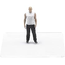 Figurine 1/18 White Stig Vroom Not Peint for Mattel Autoart Minichamps