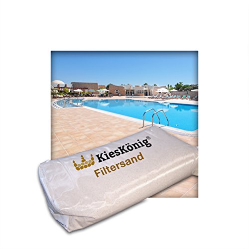 25 kg Filtersand geeignet für Poolfilteranlagen Sandfilteranlage Körnung 0,7/1,2 mm