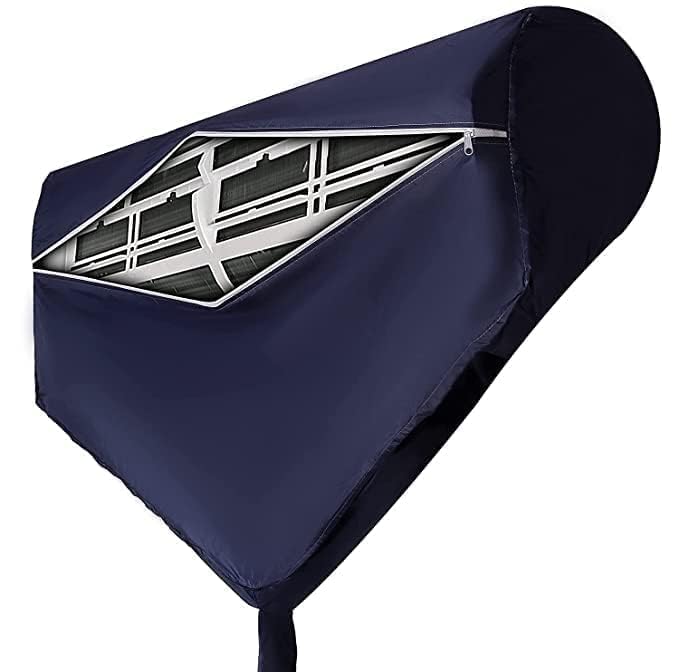 Click Unique || Ac Service Plastic Jacket (Wash Bag) For 1 Ton, 1.5 Ton Split Ac Which Is Waterproof Indoor Unit Cover With Drain Outlet For Cleaning Purpose (Wash Bag Blue)