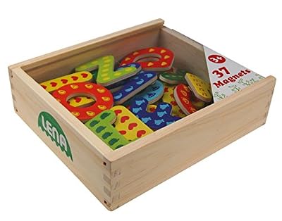 SIMM Spielwaren Lettres magnétiques en bois