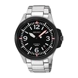 Seiko Herren-Armbanduhr XL Automatic AnalogAutomatik Edelstahl SRP027K1