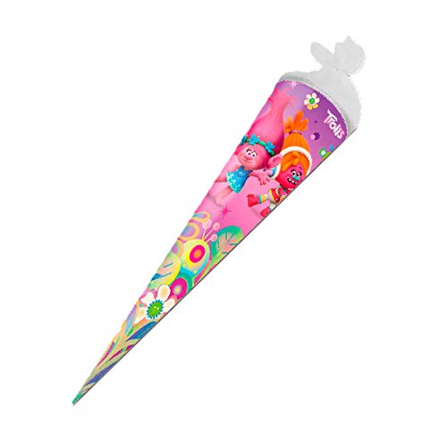 Preisvergleich Produktbild Schultüte / Zuckertüte / 70cm / rund / "Trolls"