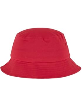 Flexfit Cotton Twill Bucket Hat - Unisex Anglerhut für Damen und Herren, einfarbig, mit patentiertem Flexfit Band