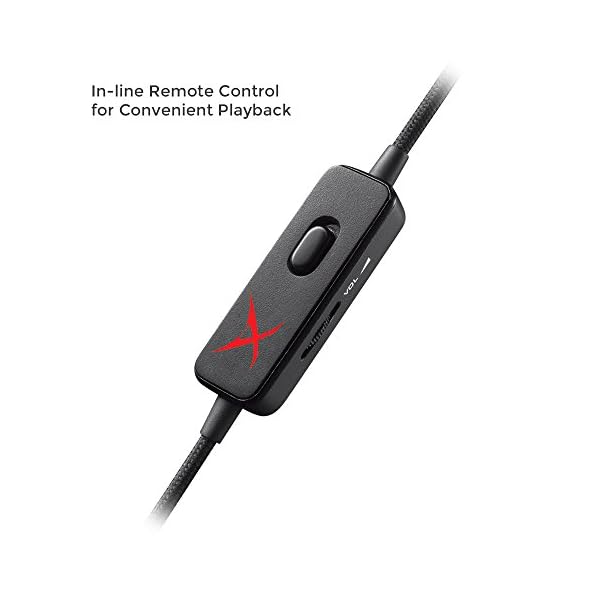 Creative Sound Blasterx H3 - Cascos Portátiles Analógicos con Micrófono para Juegos, Negro - Image 5