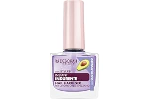 Deborah Milano - Smalto Trattamento Indurente per Unghie che si Spezzano, con Calcio, Cheratina e Olio di Avocado, Dona Forza, Nutrizione e Flessibilità, 8.5 ml
