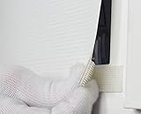 EFIXS Sonnenschutz für Außen ohne Bohren ~ Farbe: dunkelgrau ~ Breite: 60,1 bis 80 x Höhe: 60,1 bis 80cm ~ Montage: selbstklebender Druckverschluss ~ SCHEIBENFIXS auf Maß - 3