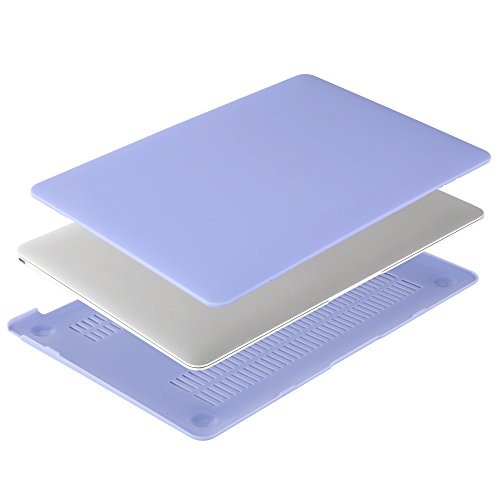 MOSISO Ultra Slim Plastik Hartschale Schutzhülle Hülle Snap Case für Neu MacBook Pro 12 Zoll mit Retina Display A1534, Serenity Blau - 4