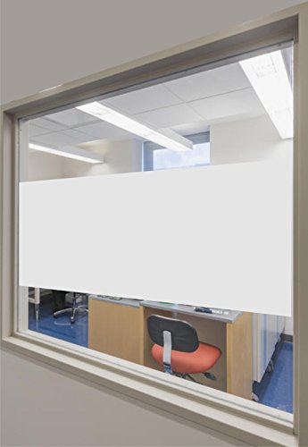 INDIGOS UG -Glasdekor / Fensterfolie / Dekorationsfolie satin – Viereck zum großflächigen Abkleben – 100×80 cm - 6