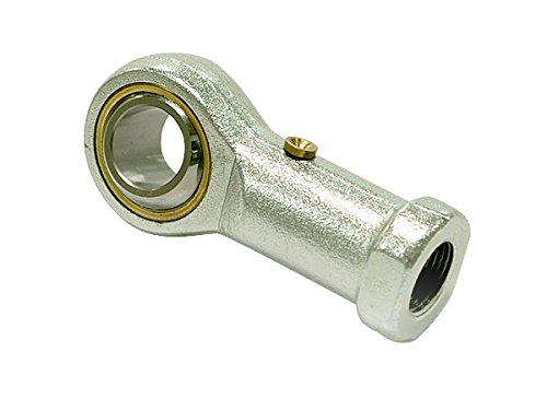 INVENTO 2pcs PHS8 L 8mm Left Hand Thread Male Rod End Deep Groove Radial Ball Bearing