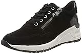 Flexible Laufsohle Tamaris Damen 1-1-23727-23 098 Sneaker, Schwarz (Black Comb 98), 41 EU